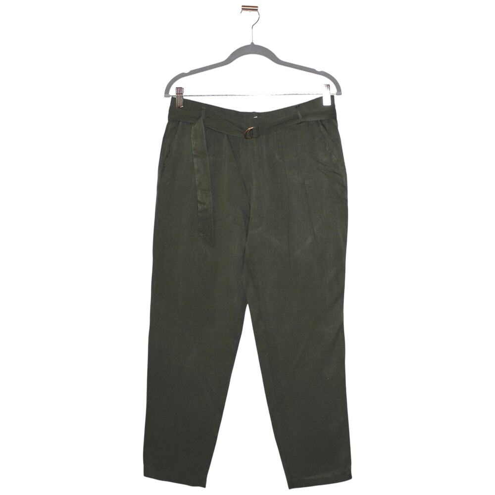 KOTON Army Green Chic Tapered Pants Size Medium